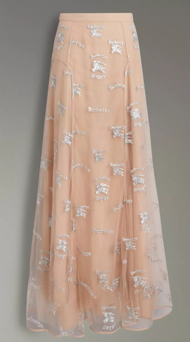 Burberry tulle cheap skirt