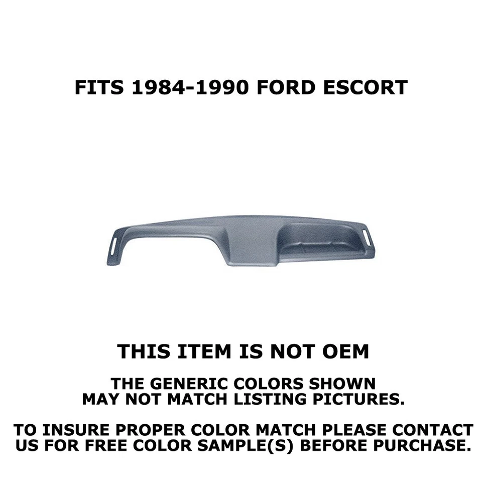 Cubierta de salpicadero Coverlay 12-160 azul oscuro para Ford Escort 1984-1990 Foto 2 de 4