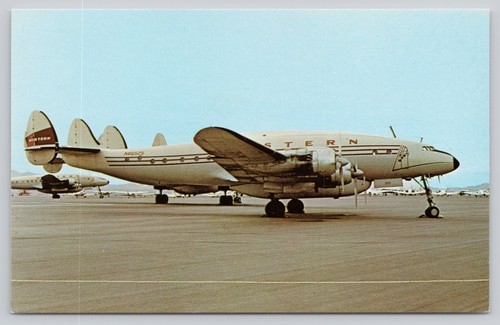 Western Airlines Lockheed L-749A Jet Airliner Plane Speedpak Container ...