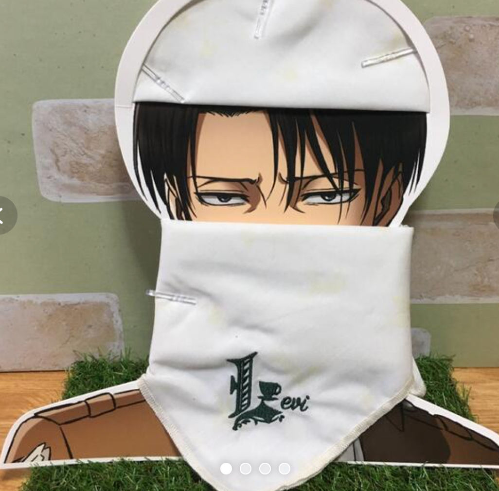 Attack on Titan Levi Mask Cover Scarf Bandana USJ Limited
