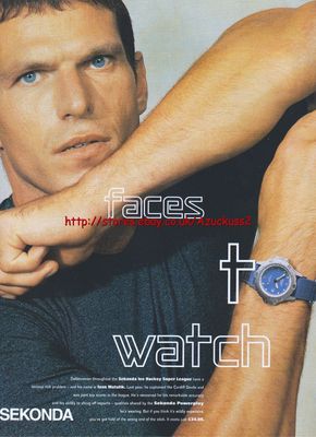 Sekonda Uhr ''Faces To Watch'' Zeitschriftenanzeige #3034