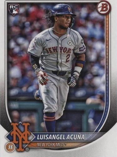 2025 Bowman Mojo Mega Futures Luisangel Acuna Bowman Rookie Mets 