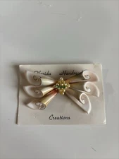 FLORIDA HANDMADE CREATIONS Shell Jewelry Pin
