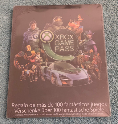 Xbox Game Pass Steelcase Hülle Promo Sammlung Rare Limited in OVP!