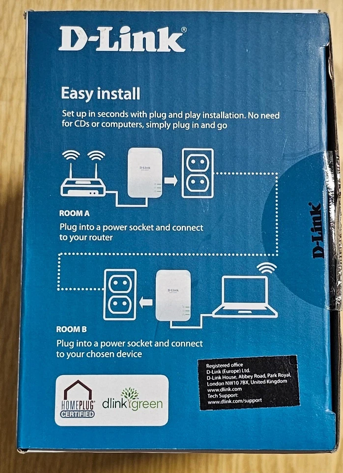 * D-Link DHP-601AV Gigabit StarterKit Powerline AV2 Adapter 1000Mbit/s 2Stk Weiß - Bild 4 von 4