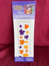 Vintage Autumn Leaves Candle Magic Wax Candle Stickers NIP Distlefink Design 
