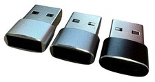 USB-C 3.1 Female to USB-A Male Adapter Plug, Buy 4 for £3.95! Black or Silver