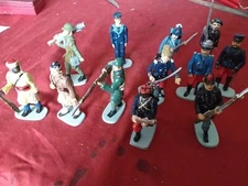 12 SOLDATS 1 ERE GM 1ST WW CHASSEURS COLONIALE POILUS MARIN CANADA CBG 1/32 EME
