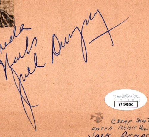 Jack Dempsey Signed Cut HOF JSA LOA YY49008 Boxing HOF Keith Larson Brave Eagle - Picture 4 of 5