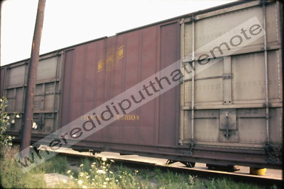 Orig. Slide Chicago & Northwestern CNW 8-Türer Hi Cube Güterwagen Proviso ILL 8-71 (H