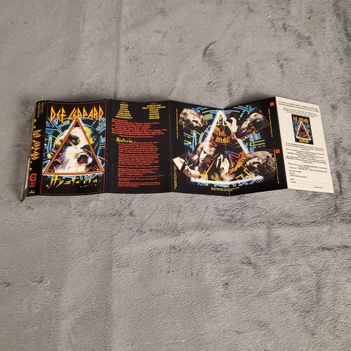 Hysteria Def Leppard Cassette 1987 Mercury Pour Some Sugar, Love Bites, Rocket - Picture 5 of 6