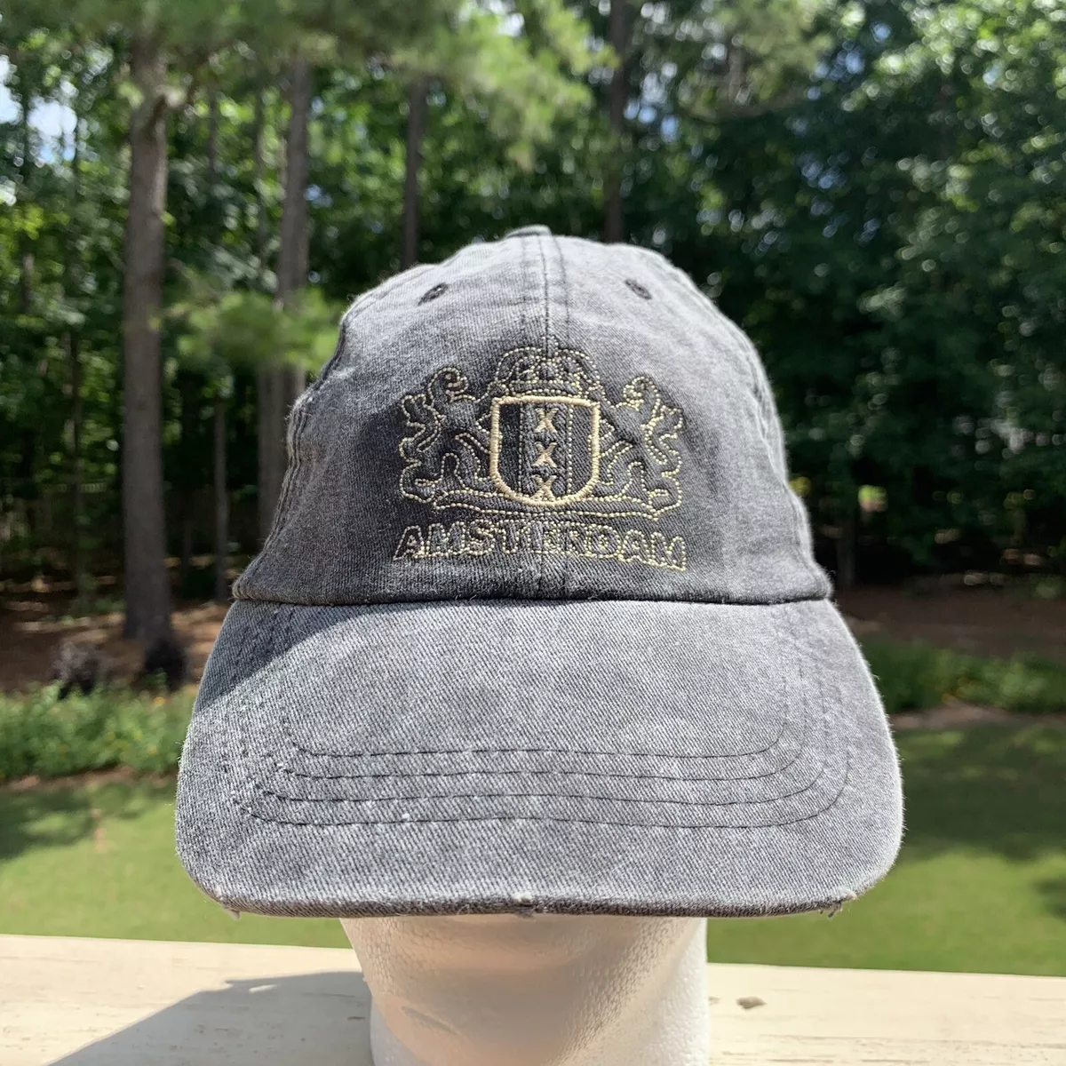 Grey sales strapback hat