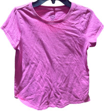 Wonder Nation Girls Pink T-Shirt Size L 10-12