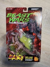 DINOBOT Deluxe W/Rock Bubble MOSC 1995 Beast Wars Transformers UNIQUE READ!!!