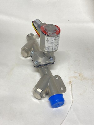 Parker Hazard Loc Shutoff Solenoid Valve 120V  3/4'' Stainless 2 Wye Strainers