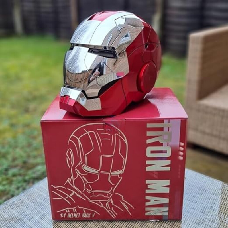 AUTOKING Iron Man MK5 1:1 Helmet Wearable Voice-control Mask Birthday Gifts