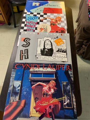 CYNDI LAUPER Lot 4 She's So Unusual Vinkl LP