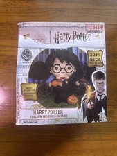 Harry Potter Gemmy Inflatable Gemmy Halloween w/Pumpkin Airblown 3.2 ft NIB