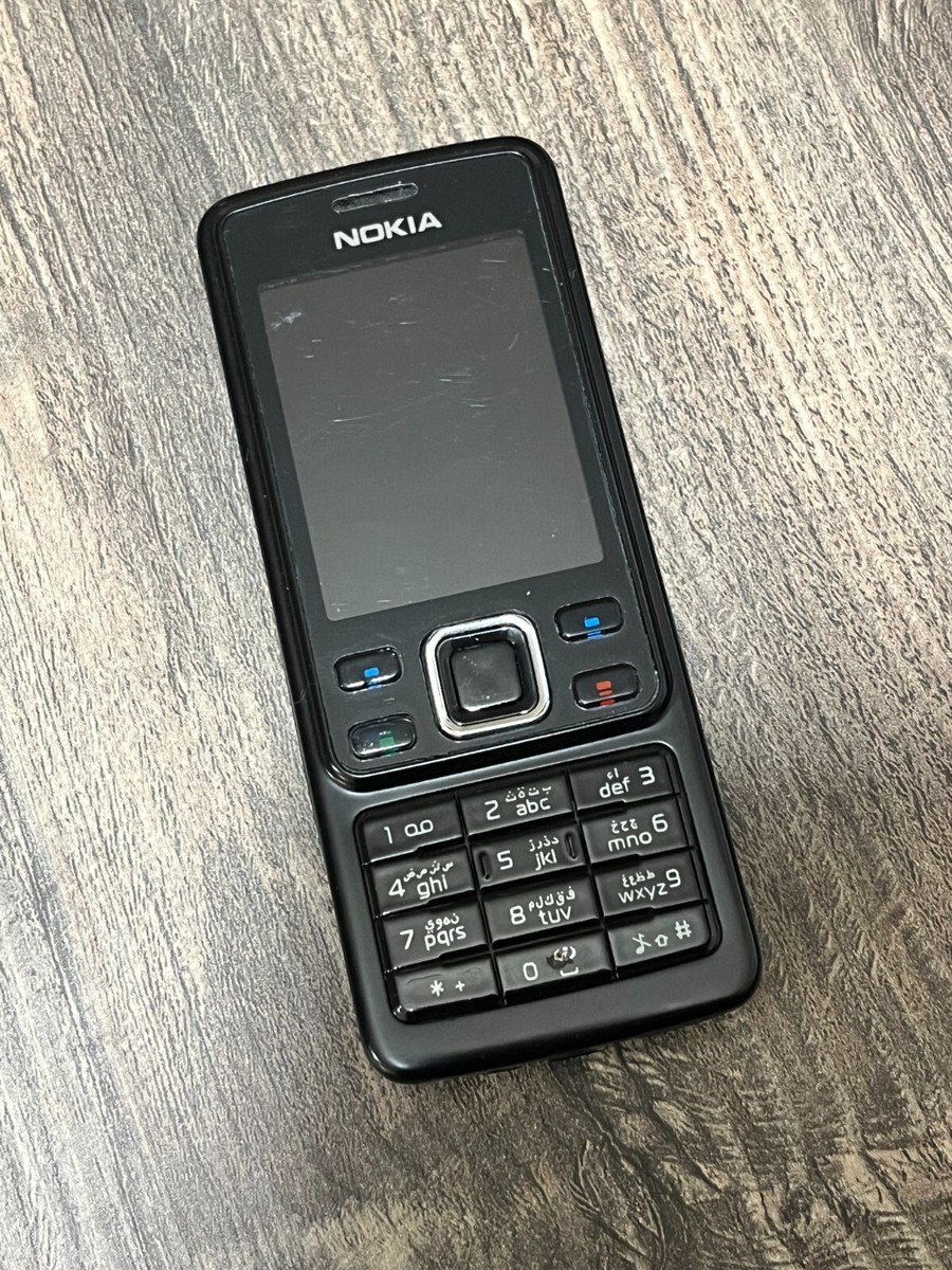 Genuine Nokia 6300 - Black (Unlocked) Vintage Mobile phone for
