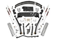 Rough Country 4.5 Long Arm Kit Rr Leafs M1 For Jeep Cherokee Xj 4wd 84-01