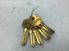 5 Corbin Blank Uncut Keys Nos