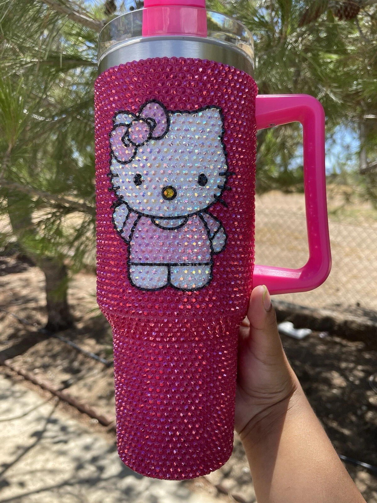 New Hello Kitty 40 Oz Bling Tumblers