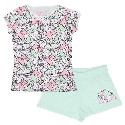 LADIES CHARACTER SHORT PYJAMAS EX UK STORE 2PC SLEEP NIGHT WEAR UK 6-20 PJ SETS