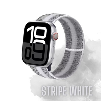 Nylon Loop Ersatz Armband für Iwatch Apple Watch 38-49   Series 11 10 9 SE 8-1