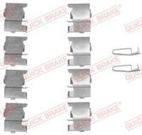 Quick Brake 109-1775 ZubehöRsatz, Scheibenbremsbelag FüR Mazda