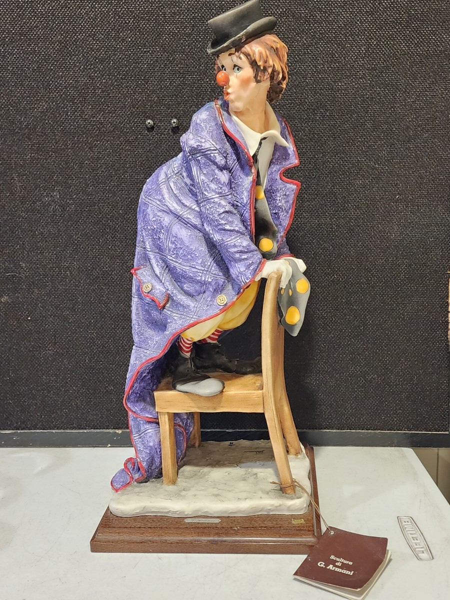 1987 Florence Giuseppe Armani THE MERRY CLOWN Figurine 0402E 18.5