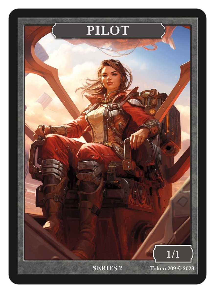 mtg cards that make pilot tokens Shorikai, Genesis Engine Vehicles Pilots Artifacts Magic Commander CommanderComplete Common This creature crews Vehicles as though its power were 2 greater. Pilot Token [Kamigawa: Neon Dynasty