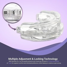 Bruxism Night Sleep Aid Mouthpiece Boil and Bite Guard Serenity PRO 2.0