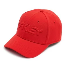 [912208-43A] Mens Oakley 6 Panel Stretch Flex Hat Embossed