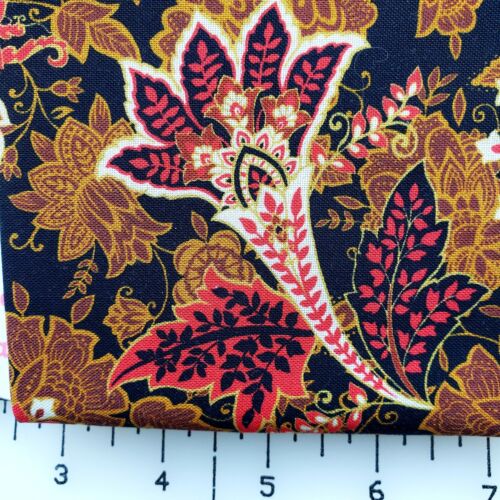 JACOBEAN DANCE~MICHAEL MILLER Fat Quarter bundle of (5) New Quilting 100% Cotton - Picture 2 of 6