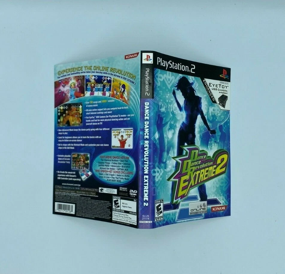 Video Game Cover Only Dance Dance Revolution Extreme 2 eBay