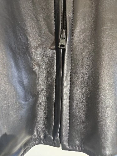 New With Tag Remy Lambskin Black Leather Jacket Mens Sz 48 BUTTER SOFT! VeryNice image 21