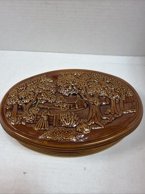 Hershey Molds Ceramic 1981 Trinket Or Candy Box 