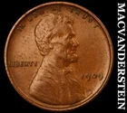 1909 VDB Lincoln Wheat Cent- Semi Key High Grade No Reserve #J7473