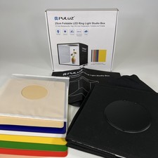 Puluz Folding Portable Photo Studio Light Box 10 Inch Kit 12 Colors