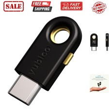 - Multi-Factor authentication MFA Security Key and passkey, Connect via USB-C...