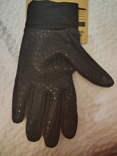 ADIDAS 30 Black COLD.RDY Fleece Running Tech Gloves Women Size Small M/L New 