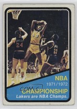 1972 Topps NBA Championship Wilt Chamberlain Bill Bradley Lakers are Champs 0ji1