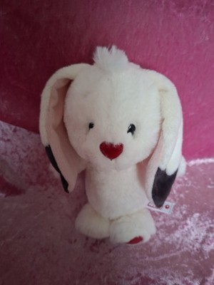 Nici LOVE RABBIT Osterhase Hase neu weiß mit Herz 23 cm Stofftier Plüschtier
