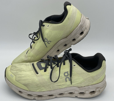 On Cloudgo Mens Size 12 Green White Gray Athletic Running Shoes Sneakers