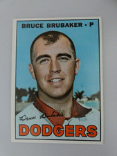 1967 BASEBALL CARD  #276 BRUCE BRUBAKER