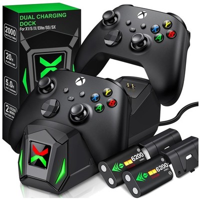 Fast Charging Station for Xbox Controller with 2 Batteries
