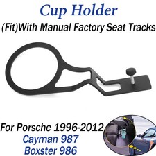 Cup Holder For Porsche Cayman Boxster 986 987 1996-2012 With Manual Seat Tracks