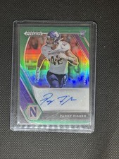 Paddy Fisher Northwestern Wildcats 2021 Panini Prizm Draft Picks Rc Green AUTO 