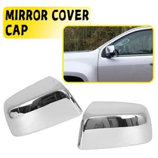 Chrome Side Mirror Cover Cap Overlay Trim For Colorado Canyon 2015 2016-2022 US
