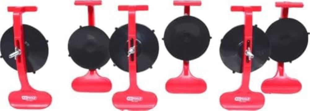 KS Tools 140.1020 Serie di Ventose per il Montaggio di Modanature, 6 Pezzi